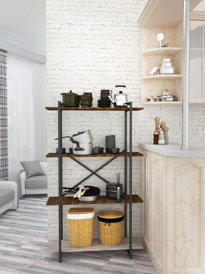 Стеллаж Gutta 4 полки 151x92x34