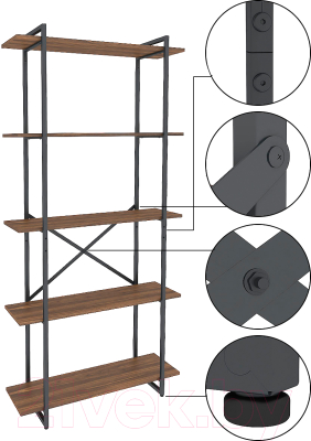 Стеллаж Gutta 5 полок