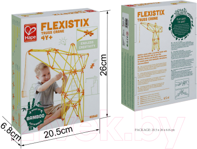 Конструктор Hape Строительный кран / E5562_HP