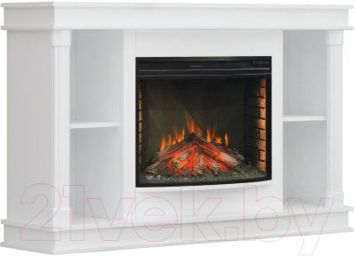 Каминокомплект Смолком Brittany FS25 + Dioramic 25 LED FX (бьянко белый)