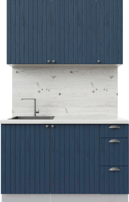 Готовая кухня Интерлиния Берес 1.3А - фото