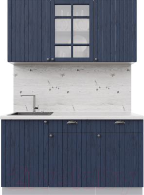 Готовая кухня Интерлиния Берес 1.5А - фото