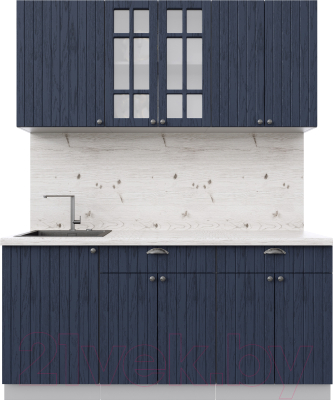 Готовая кухня Интерлиния Берес 1.7А - фото