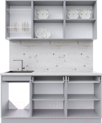 Готовая кухня Интерлиния Берес 1.7А