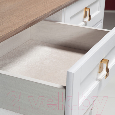 Комод Гомельдрев Тельма ГМ 6563 Дуб (белый/натуральный дуб)