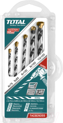 Набор сверл TOTAL TACSD5055 - фото