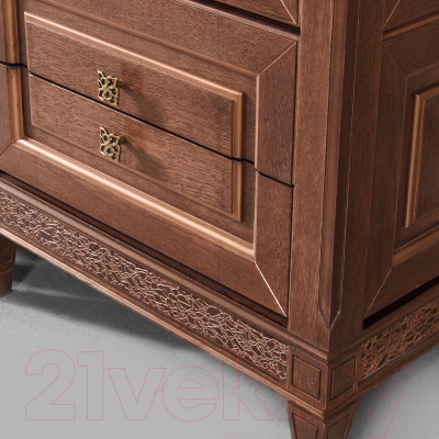 Шкаф с витриной Гомельдрев Бристоль ГМ 6401-01 Дуб