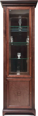 Шкаф с витриной Гомельдрев Леванти ГМ 6611-01 Береза - фото