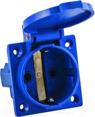 Розетка КС 112 2Р+PЕ 16А 220В YHT / 84516 - фото