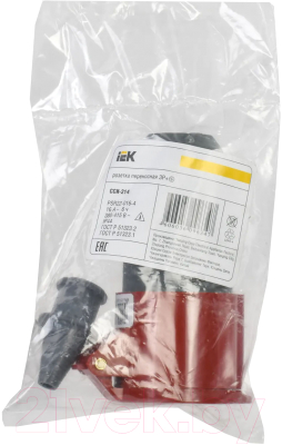 Розетка кабельная IEK PSR22-016-4