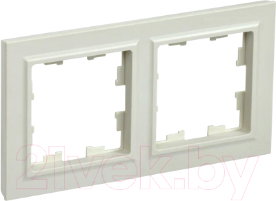 Рамка для выключателей и розеток IEK Brite BR-M22-K10 - фото