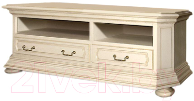 Тумба Гомельдрев Для радиоаппаратуры ГМ 5257 (дуб/слоновая кость/патина) - фото