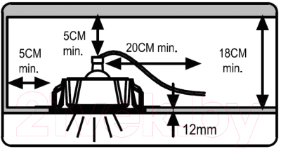 Точечный светильник Novotech Yeso 370484