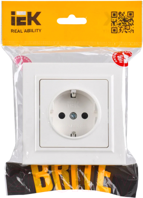 Розетка IEK Brite BR-R14-16-K01-F