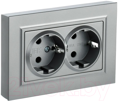 Розетка IEK Brite BR-R24-16-K47-F - фото