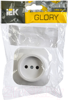 Розетка IEK Glory ERH10-K01-10