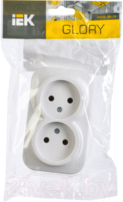 Розетка IEK Glory ERH20-K01-10