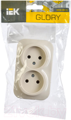 Розетка IEK Glory ERH20-K33-10