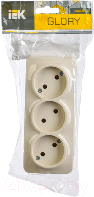 Розетка IEK Glory ERH30-K33-10