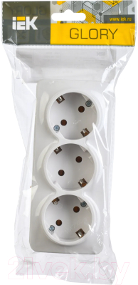 Розетка IEK Glory ERH31-K01-16