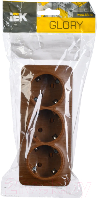 Розетка IEK Glory ERH31-K24-16