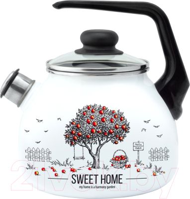 Чайник со свистком Appetite Apple Tree 4с209я - фото