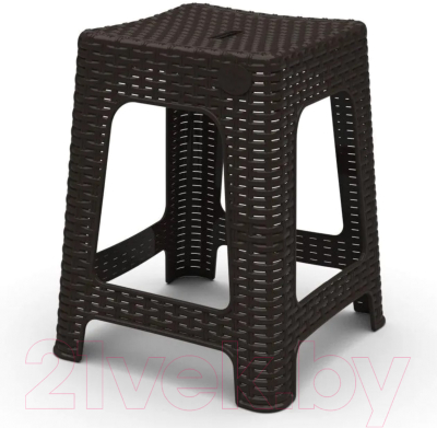 Табурет пластиковый Ingreen Rattan / ING6181ГШК