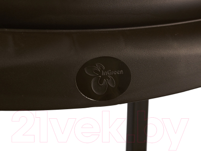 Стул пластиковый Ingreen Rattan / ING6182ГШК (горький шоколад)