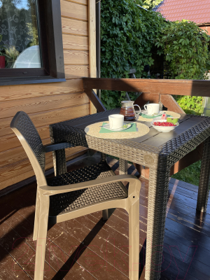 Стол пластиковый Ingreen Rattan / ING6183ГШК