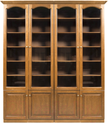 Шкаф с витриной Гомельдрев Купава ГМ 2311-12 Дуб/Вар.03 - фото