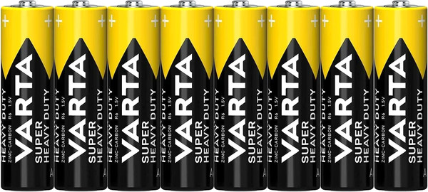 Комплект батареек Varta Superlife Mingo 8AA R6P / 02006101308 - фото
