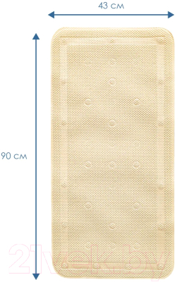 Коврик на присосках Вилина Массажный Лотос 6910