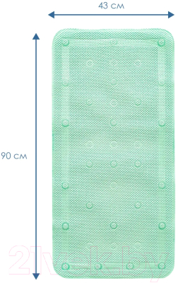 Коврик на присосках Вилина Массажный Лотос 6910