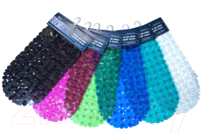 Коврик на присосках Вилина Морская галька 6805