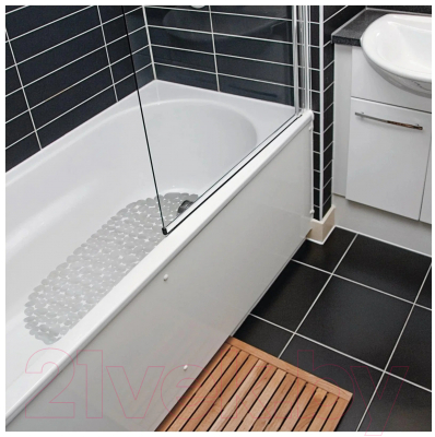 Коврик на присосках Вилина Морская галька 6805