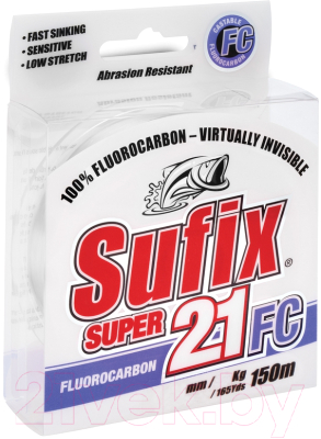 Леска флюорокарбоновая Sufix Super 21 Fluorocarbon 0.33мм / DS1IN031024B2S - фото