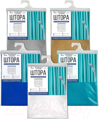 Шторка-занавеска для ванны Вилина Mirage 7070