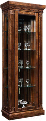 Шкаф с витриной Гомельдрев Ривьера ГМ 5801-01 Береза - фото