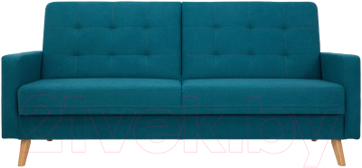 Диван KRONES Тесей 235 (велюр лазурный) - фото