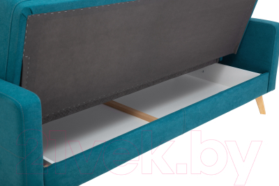 Диван KRONES Тесей 235 (велюр лазурный)