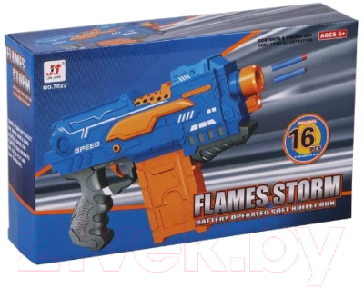 Бластер игрушечный Наша игрушка С мягкими пулями / 7022-3