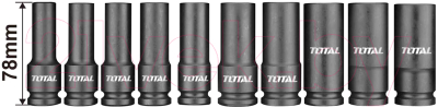 Набор головок слесарных TOTAL THKISD12102L