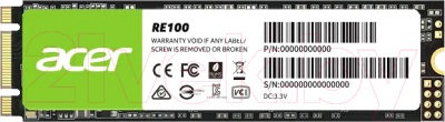 SSD диск Acer RE100 M.2 128GB / BL.9BWWA.112 - фото