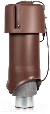 Выход вентиляционный на крышу Krovent Moto R 190/125 RAL 8017 - фото