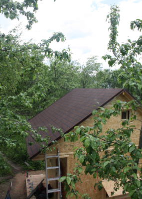 Черепица Технониколь Кирпичная кладка Коричневый