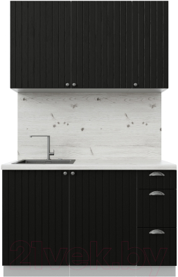 Готовая кухня Интерлиния Берес 1.3А - фото