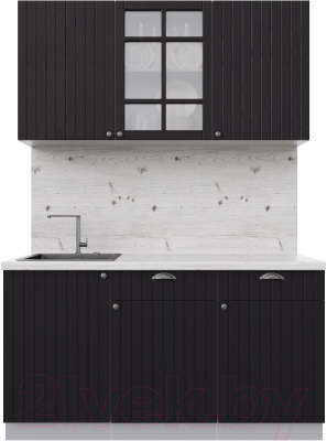 Готовая кухня Интерлиния Берес 1.5А - фото