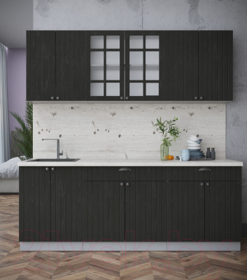 Готовая кухня Интерлиния Берес 2.1А