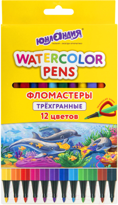 Фломастеры Юнландия Водный Мир / 152182 - фото