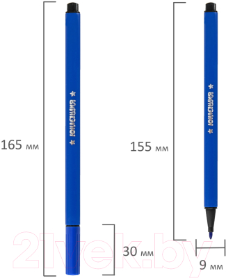 Фломастеры Юнландия Водный Мир / 152183